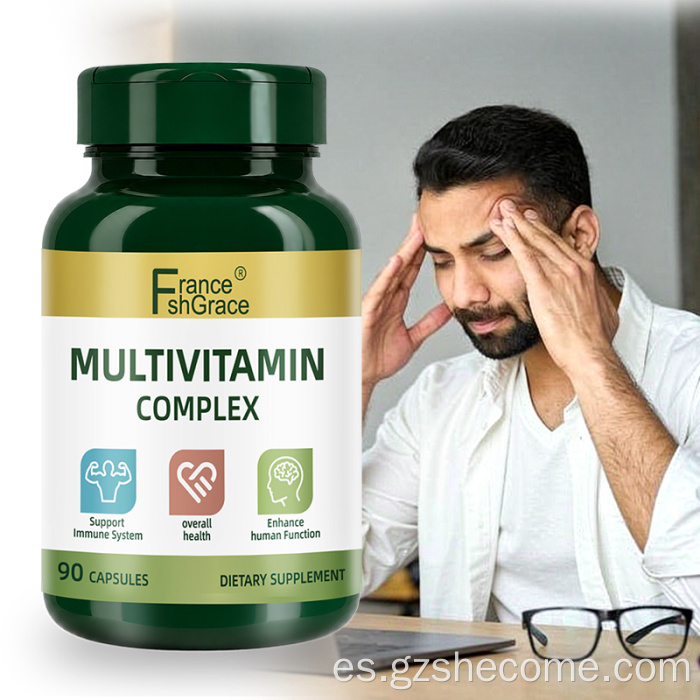 Shecome Multivitamin Complex Cápsulas Apoyo Energético Inmunitario